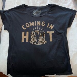 Black Graphic Tee - Coming In Hot